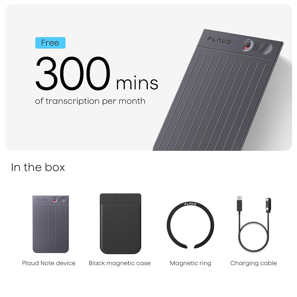Amazon.com: Plaud Note AI Voice Recorder, Voice Recorder w